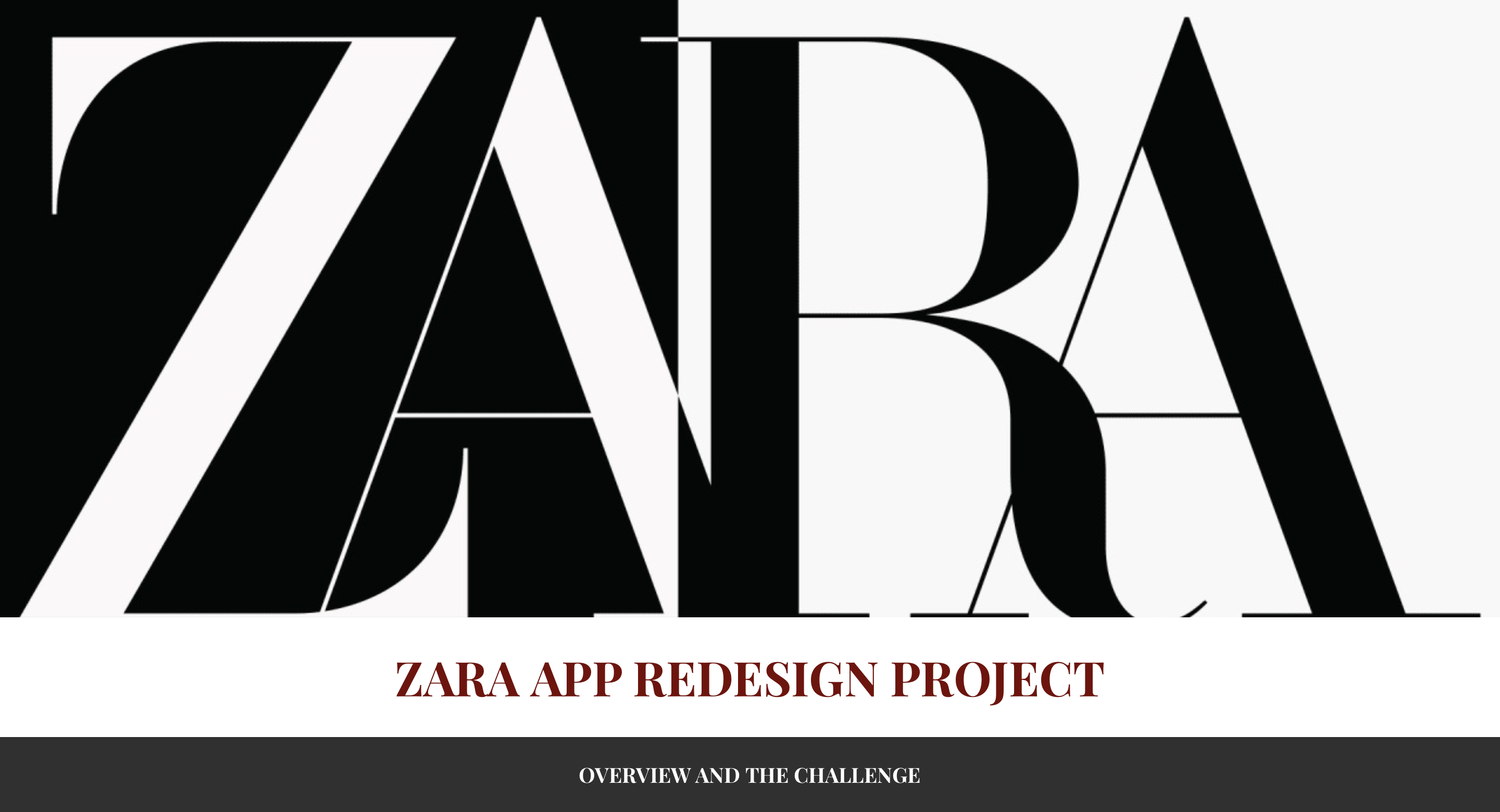 zara app redesign project